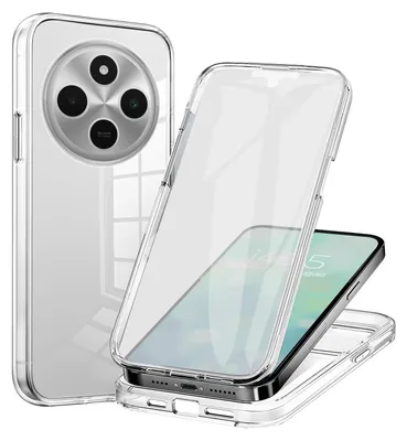 Produktbild von 360 Grad Handyhülle für Xiaomi Redmi 14C Case Cover Hülle Bumper Rundum Schutzhülle Smartphone Schutz Transparent