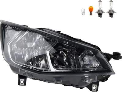 Zdjęcie produktu dla Johns, prawy reflektor i żarówka + LWR + kierunkowskaz TFL pasuje do Seat Ibiza KJ 671710 6F1941006A 6F1941006B 6F1941006D 6F1941006