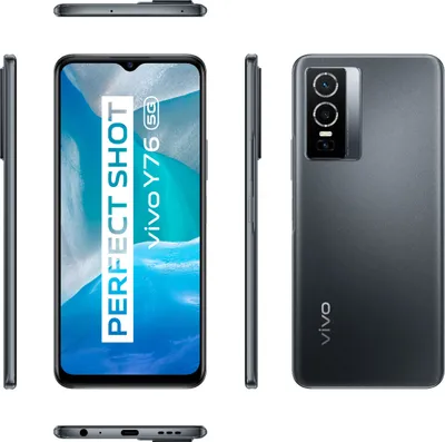 Obrázok produktu pre Vivo Y76 Midnight Space, 5G smartfón, 4100 mAh, 50MP hlavný fotoaparát