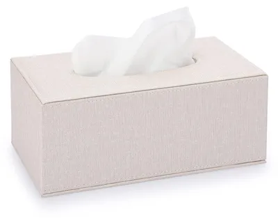 Obrázek produktu pro Solidchoice – Elegantní krabička na kapesníky z lnu, vhodná pro domácnost i kancelář
