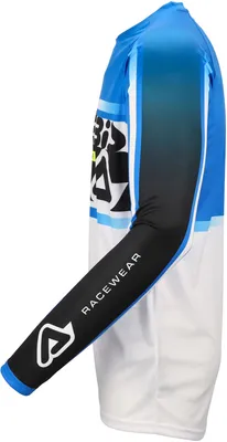Produktbild von ACERBIS Motocross Kinder Jersey Linear - Weiß/Blau - YS