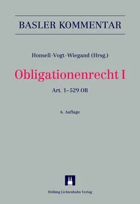 Immagine prodotto di Diritto delle obbligazioni I: Articoli 1-529 del Codice delle obbligazioni (Commentario di Basilea)