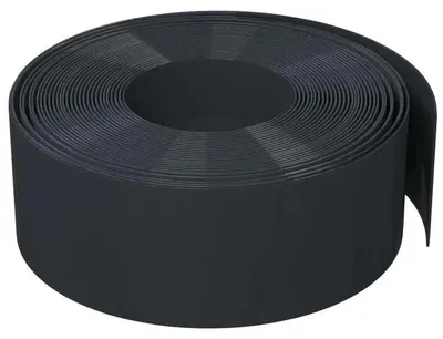 Produktbild von Gartenbegrenzung - Rasenkante und Beeteinfassung - Polyethylen 10 m x 20 cm - Schwarz