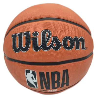 Produktbild von Wilson NBA DRV Plus, Schwarz, Braun, Weiß, Innen & Außen, Muster, Unisex, 1 Stück(e)