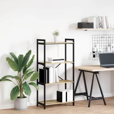 Obrázek produktu pro Maison Exclusive – knihovna z dubu Sonoma, 60 x 30 x 120 cm, dřevotřísková deska