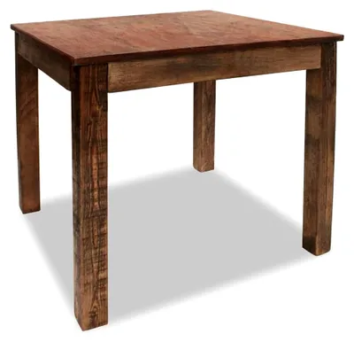 Produktbild von Esszimmertisch aus recyceltem Massivholz 82 x 80 x 76 cm