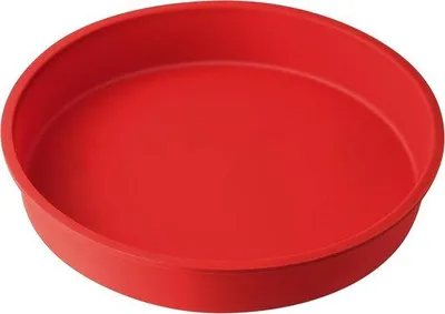 Produktbild von Famanu Silikonbackform rund Ø 26 cm - wiederverwendbar, rot