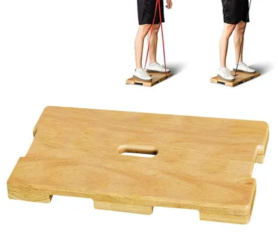 Productafbeelding van Verstelbaar Houten Fitness Platform met Antislip