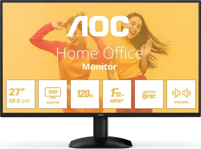 Image de AOC B3 Q27B35S3 computer monitor 68.6 cm (27") 2560 x 1440 pixels Quad HD LED Black