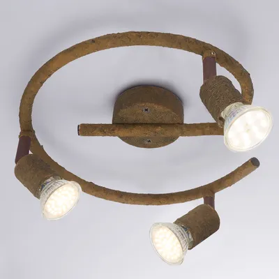 Produktbild von LED Deckenleuchte Olana 3-flg. Rostfarben