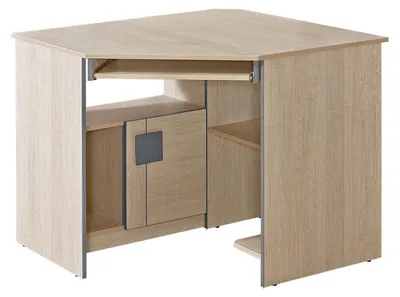 Productafbeelding van Bureau, hoekbureau, houten bureau, computerbureau, bureaus, direct leverbaar