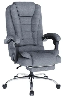 Zdjęcie produktu dla Ergonomiczne krzesło biurowe X25F00K066, z podnóżkiem, szare