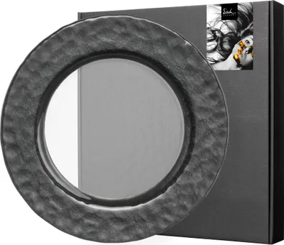 Produktbild von Eisch Vorteilset 12 Stück Platzteller 515/34 im Geschenkkarton KAYA BLACK 77351502 und Geschenk + Spende
