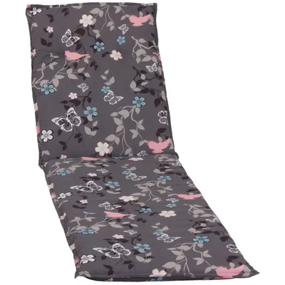Produktbild von Auflage für Gartenliegen Barcelona 193x60 cm Vintage Flower – Liegenauflage mit Komfortschaumkern und Bezug – Sitzpolster für Gartenliegen - 100