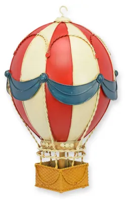 Produktbild von Blechmodell Heißluftballon Replikat Retro Design Dekoration