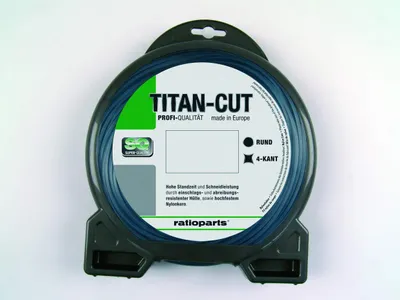 Produktbild von M?hfaden Titan-Cut 2,5mm 32m Trimmerfaden 4-Kant Nylonfaden
