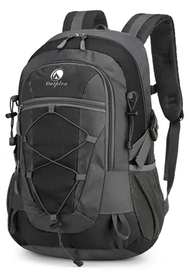 Tagesrucksack 25L wasserabweisend leicht Schwarz Unisex