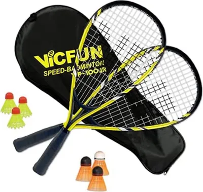 Produktbild von Speed Badminton Junior 100 Premium gelb/schwarz