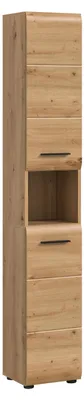 Produktbild von xonox.home Ice Hochschrank (B/H/T: 30x185x30 cm) in Artisan Oak Nachbildung und Artisan Oak Nachbildung