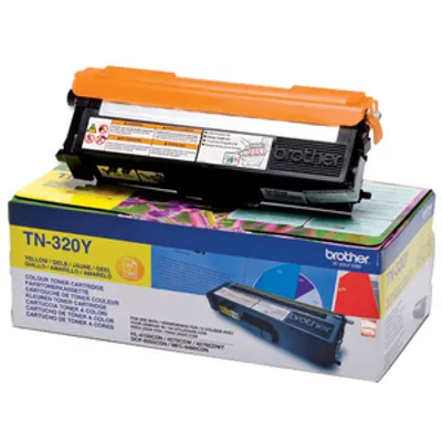 Produktbild von Brother TN-320Y, 1500 Seiten, Gelb, 1 Stück(e)