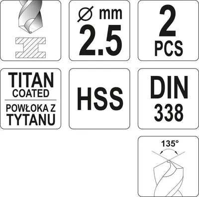 Obrázok produktu pre Yato YT-44633, 2 kusov
