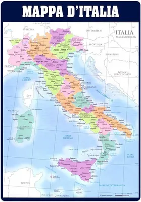 Produktbild von Vade escolar mappa dell italia