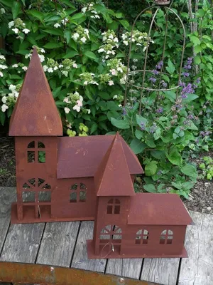Produktbild von Edelrost Laterne Kirche Kirche - klein
