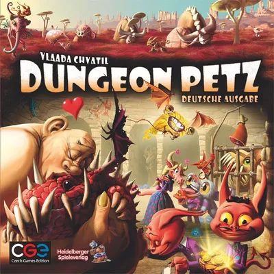 Produktbild von Dungeon Petz Brettspiel für 2-4 Spieler ab 12 Jahren