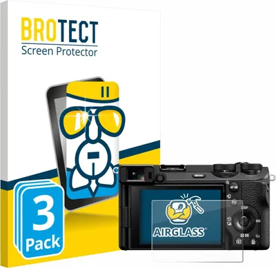 Produktbild von 3x BROTECT Schutzglas für Sony Alpha 6700 Schutzfolie Panzer Folie Glas Display Schutz klar