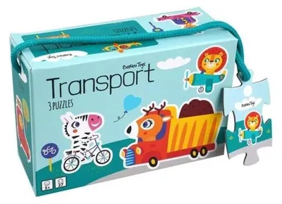 Produktbild von Mein erstes Puzzle, 3 Puzzles, 6, 9, 12 Teile – Barbo Toys