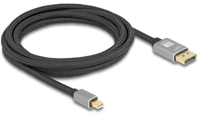 Obrázek produktu pro DeLOCK 81093, 3 m, Mini DisplayPort, DisplayPort, Samec, Samec, 7680 x 4320 px