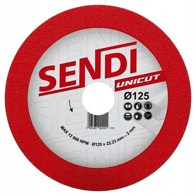Produktbild von Sendi UNICUT Diamanttrennscheibe Keramik Glas Feinsteinzeug Ø125