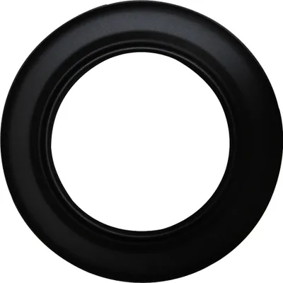 Produktbild von Rosette Senotherm schwarz 150 mm