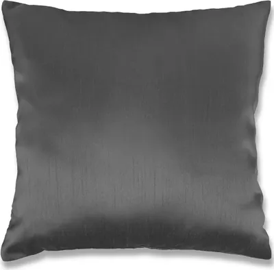 Produktbild von Kissenhülle Alessia, unifarbender Kissenbezug, Maße: 60x60cm, Farbe: Grau
