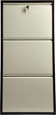 Obrázok produktu pre Skye Decor, Primo 3 - hnedá, krémová, skriňa na topánky, hnedá, 100 % KOV, 50 x 15 x 104 cm