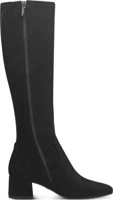 Produktbild von Tamaris Damen Stiefel Langschaft Blockabsatz Reißverschluss Stretchschaft 1-25541-43, Größe:37 EU, Farbe:Schwarz