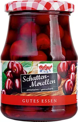 Obrázok produktu pre Hofgut Schatten Morellen sladké ovocie bez kôstok 370ml