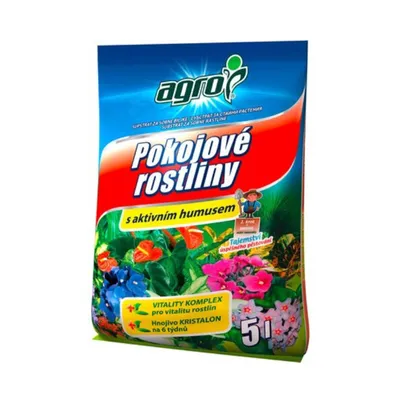 Obrázek produktu pro AGRO CS a.s. Substrát pro pokojové rostliny, 5 l