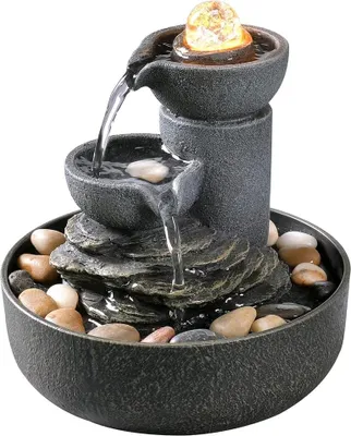 Produktbild von Kamerfontein - Innenbrunnen - Tischbrunnen - Wasserornament - Innenbrunnen