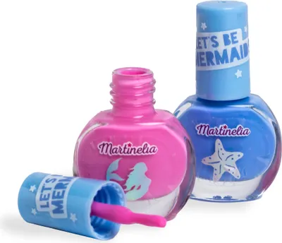 Immagine prodotto di Martinelia | Smalto per unghie per bambini - Blu - 2x4 ml - Sirena - Regalo per bambine