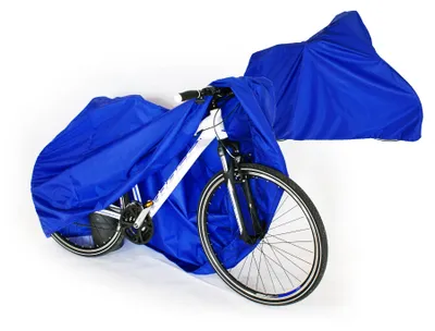 Produktbild von Fahrradschutzhülle Fahrradgarage Fahrradabdeckung Gewebeplane wasserdicht Universal Blau [037]