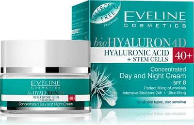 Produktbild von Eveline Hyaluron Expert 40+  Glä ttend und straffend fü r Tag und Nacht