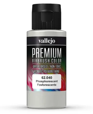 Immagine prodotto di Colore Premium Fluorescente Vallejo 62040 Fosforescente 60ml Acrilo per aerografo