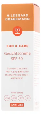 Produktbild von Hildegard Braukmann Sun & Care Anti-Age Gesichtscreme SPF 50 (50 ml)