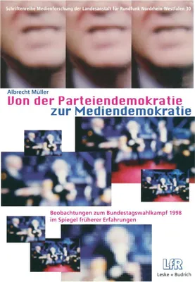 Produktbild von Von der Parteiendemokratie zur Mediendemokratie