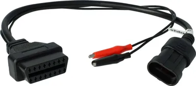 Produktbild von vhbw OBD Adapter 3Pin-OBD1 auf OBD2 kompatibel mit Alfa Romeo - 30 cm