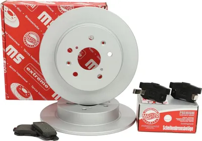 Produktbild von 2X Bremsscheiben + Bremsbeläge Hinten