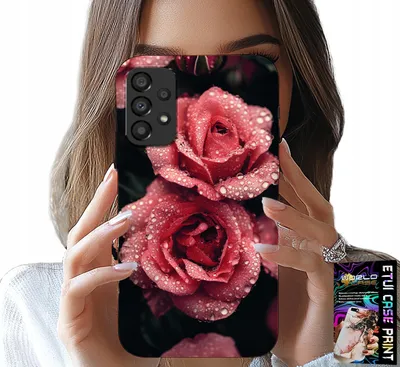 Obrázok produktu pre Puzdro Pre Samsung A52 / A52S - Krásne Ružové Ruže, Kvetinové Vzory, Puzdro