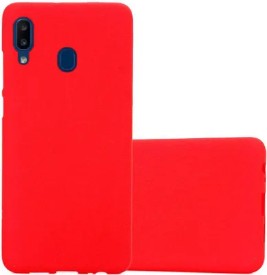 Produktbild von Cadorabo Schutzhülle für Samsung Galaxy A10e / A20e Hülle in Rot Handyhülle TPU Etui Cover Case