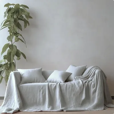 Immagine prodotto di Copriletto e copridivano Emporio Casa, realizzato in robusta tela di cotone Panama